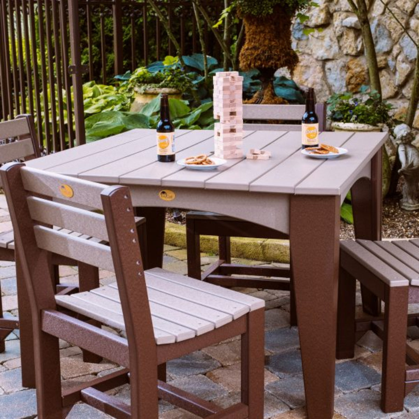 LuxCraft Island Poly Dining Table (44