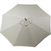 LuxCraft 9' Aluminum Umbrella - 9MUBTB