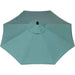 LuxCraft 9' Aluminum Umbrella - 9MUBTB