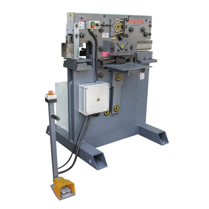 Kaka Industrial M-55 55 Ton Metal Ironworker Punch Shear Notcher Brake 220V 3 phase