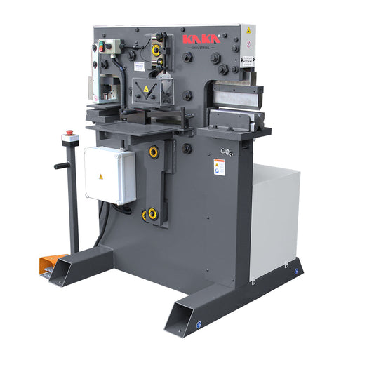 Kaka Industrial M-55 55 Ton Metal Ironworker Punch Shear Notcher Brake 220V 3 phase