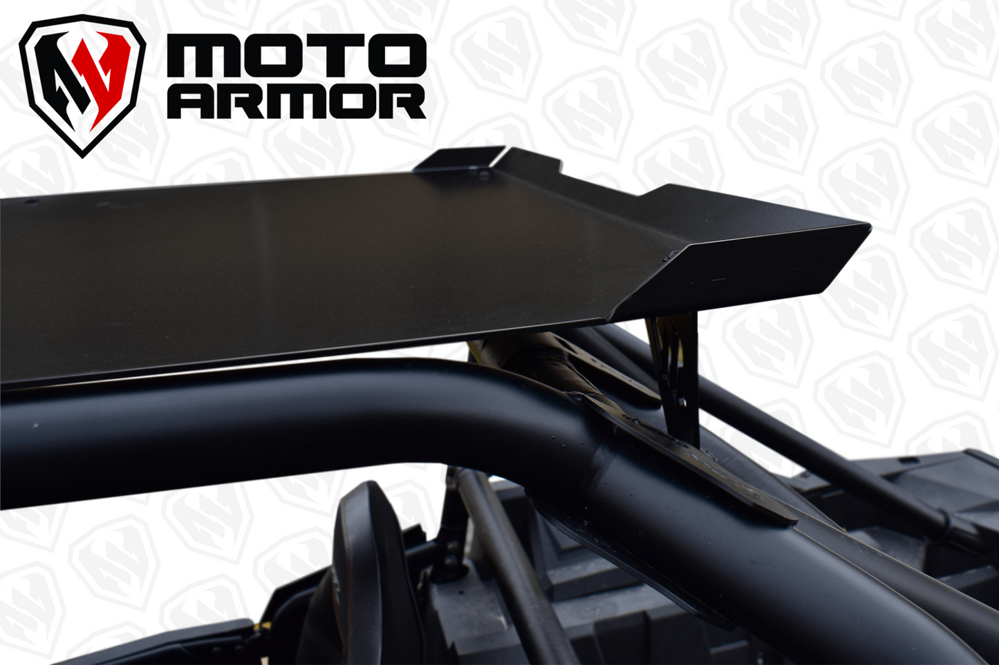 Moto Armor Polaris RZR Turbo S 4-Seat Aluminum Roof with Sunroof (2019+) - MA-TURS-RF-4-AL-BLK