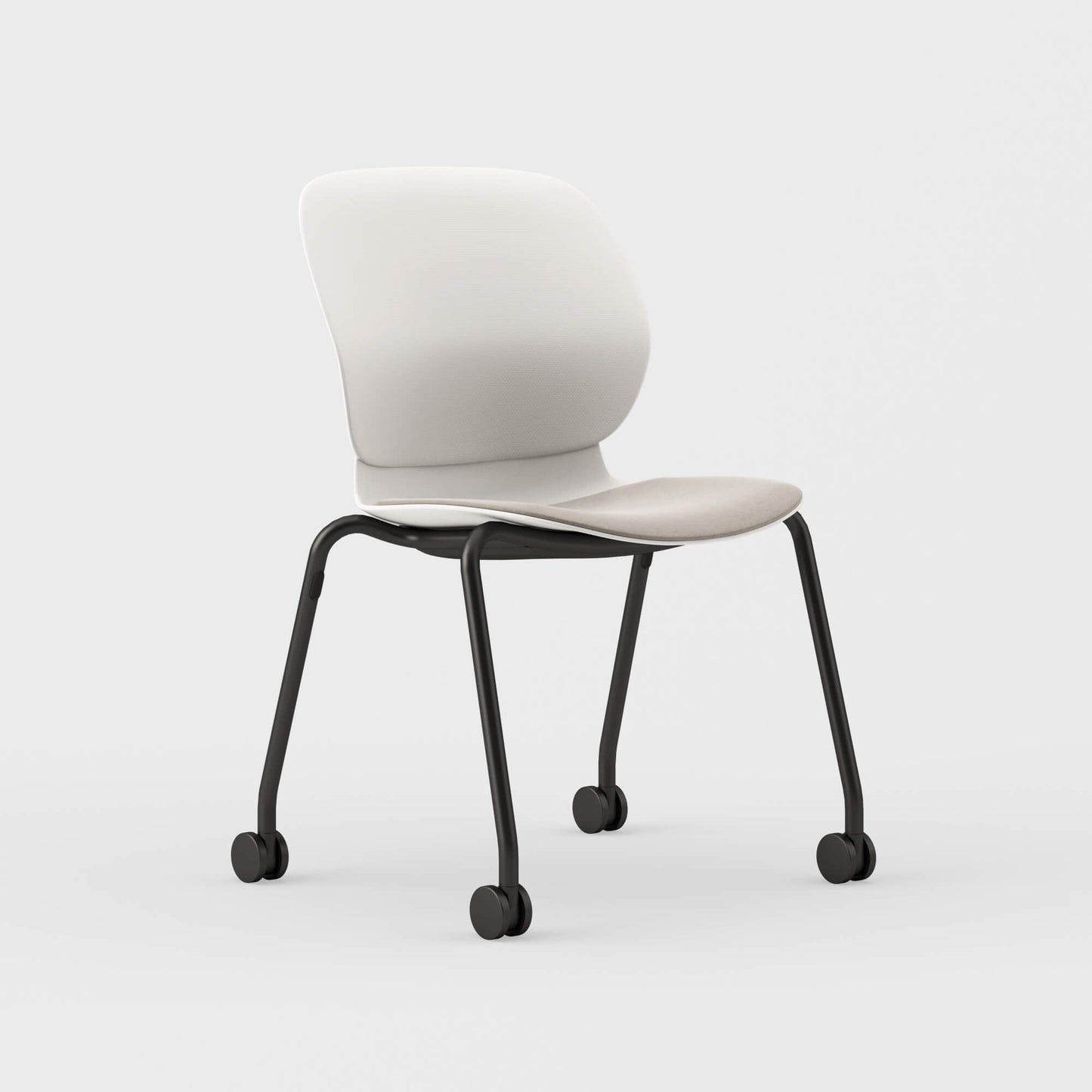Maari Chair 4-Leg Base with Upholstered Seat - BP00756