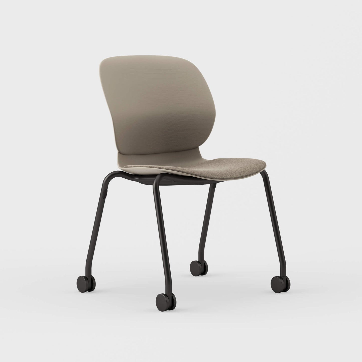 Maari Chair 4-Leg Base with Upholstered Seat - BP00756