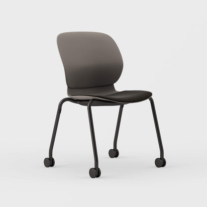 Maari Chair 4-Leg Base with Upholstered Seat - BP00756