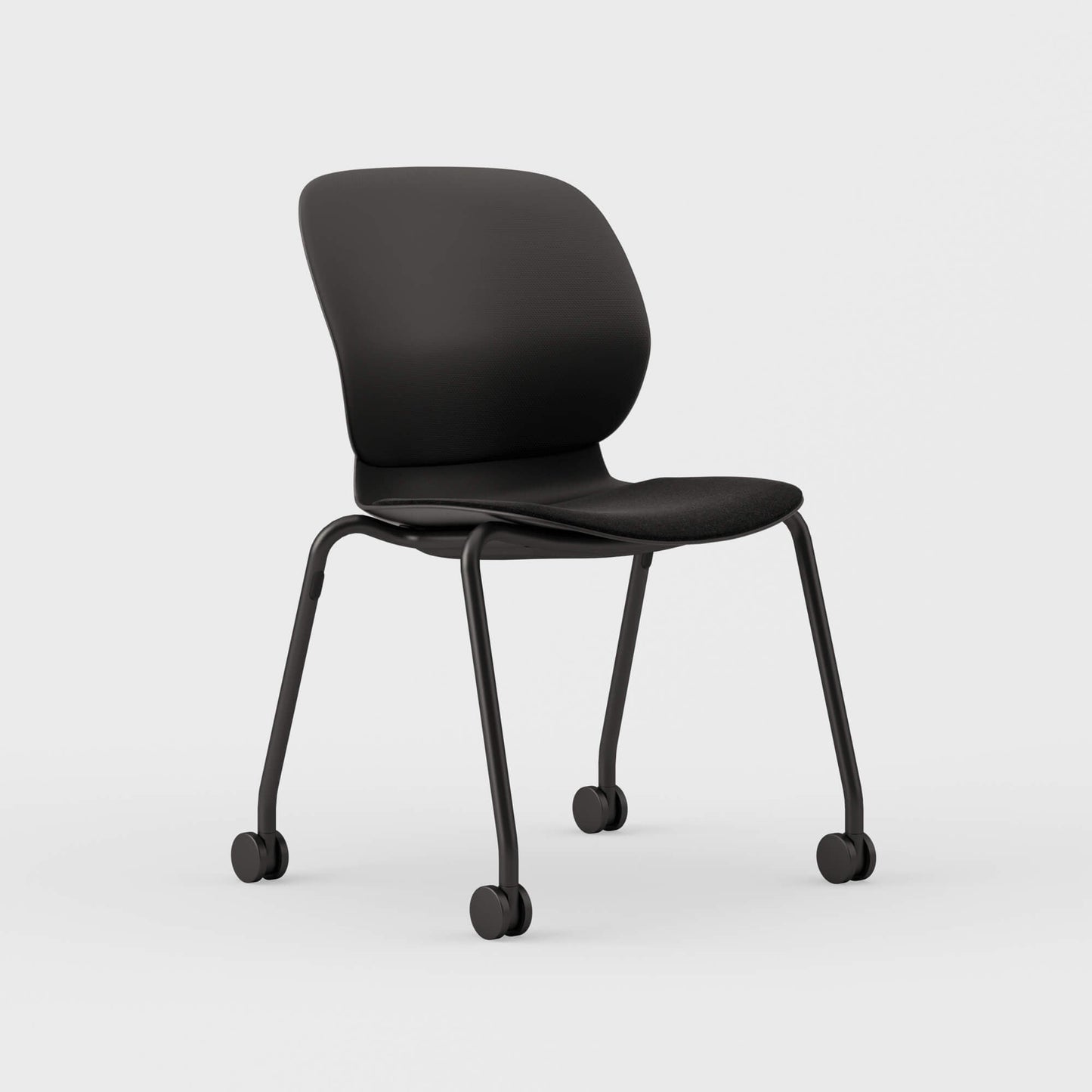Maari Chair 4-Leg Base with Upholstered Seat - BP00756