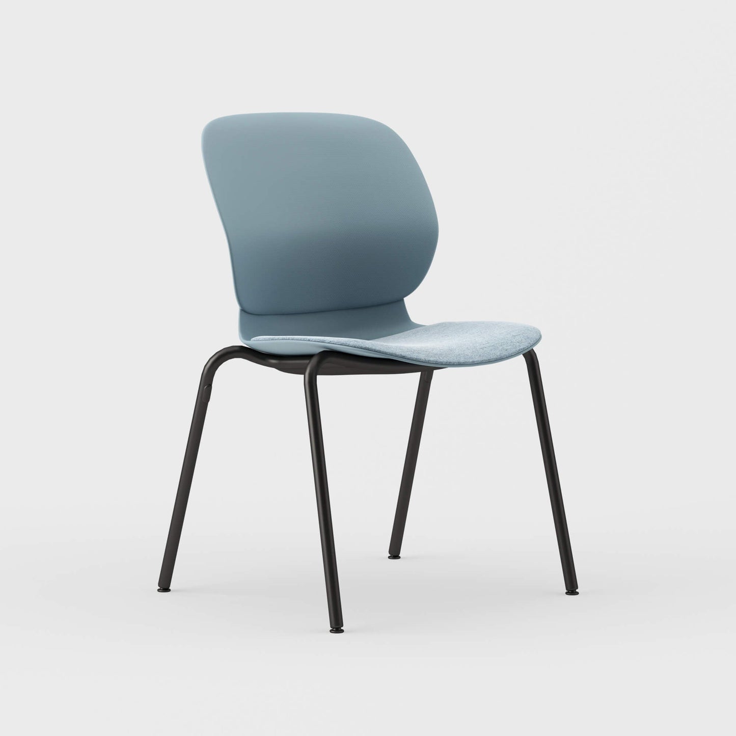Maari Chair 4-Leg Base with Upholstered Seat - BP00756