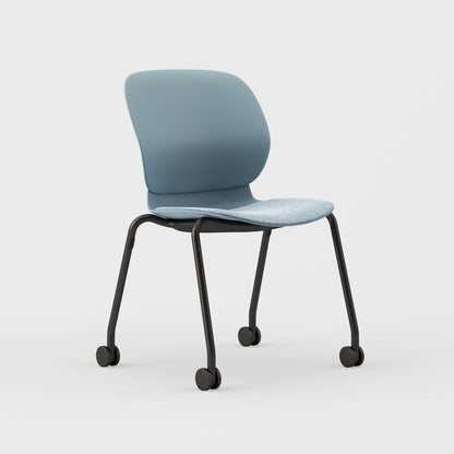 Maari Chair 4-Leg Base with Upholstered Seat - BP00756