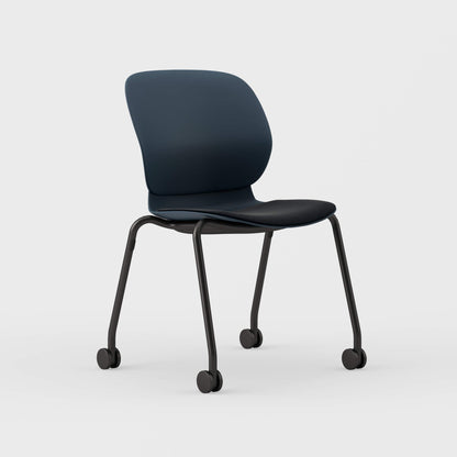 Maari Chair 4-Leg Base with Upholstered Seat - BP00756