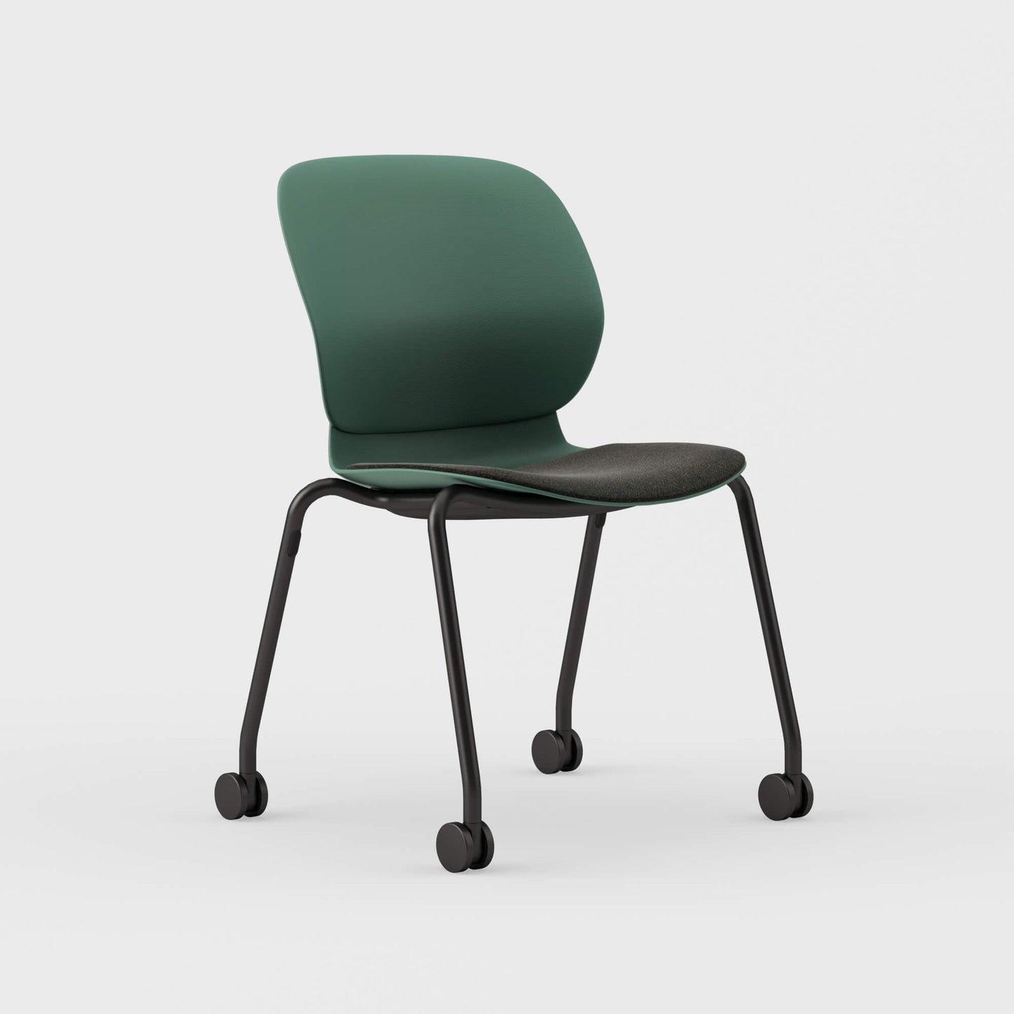 Maari Chair 4-Leg Base with Upholstered Seat - BP00756