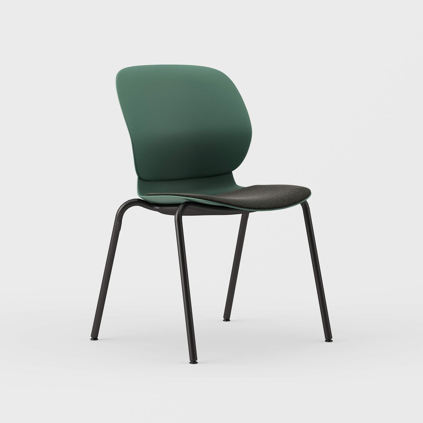 Maari Chair 4-Leg Base with Upholstered Seat - BP00756