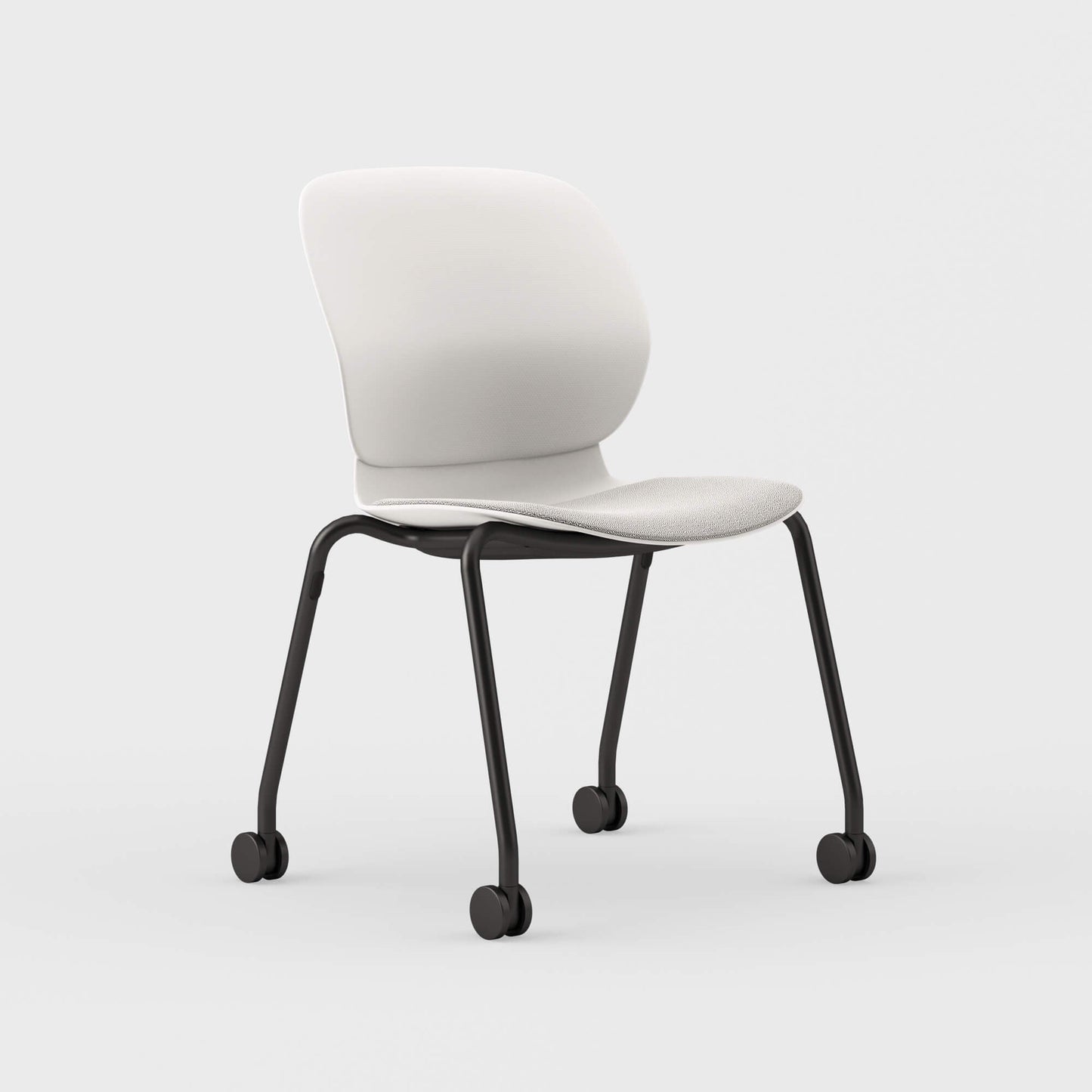 Maari Chair 4-Leg Base with Upholstered Seat - BP00756