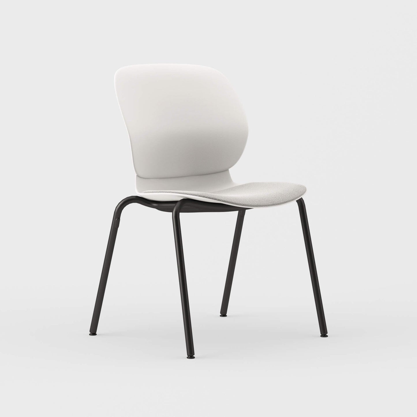 Maari Chair 4-Leg Base with Upholstered Seat - BP00756