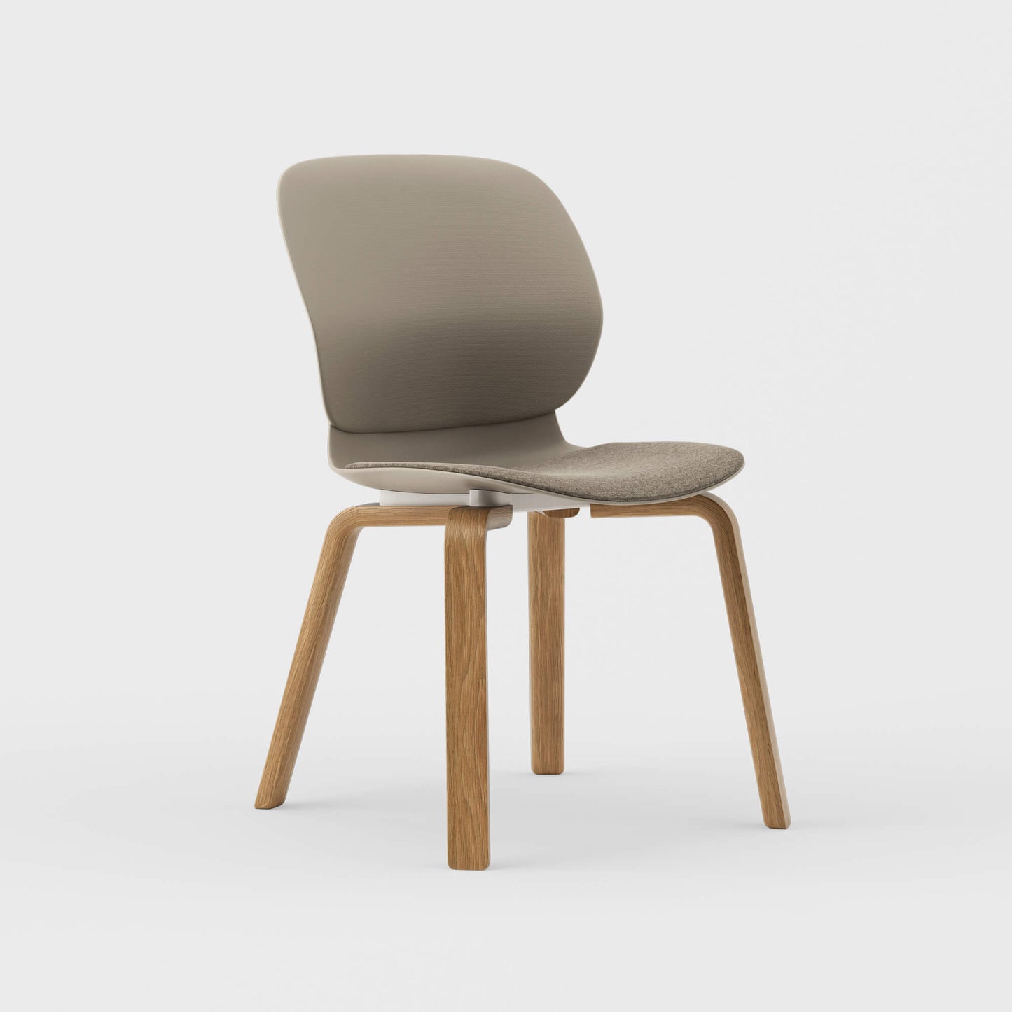 Maari Chair Wood Base with Upholstered Seat - BP00865