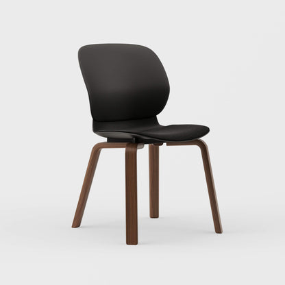 Maari Chair Wood Base with Upholstered Seat - BP00865