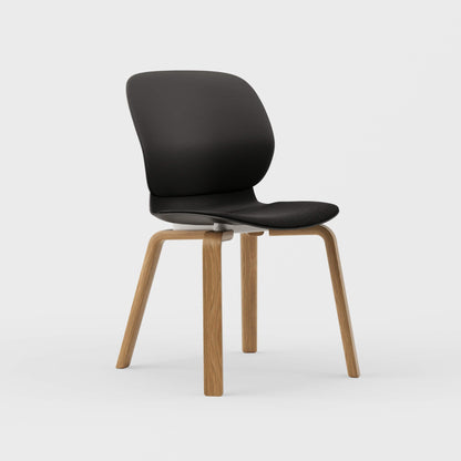 Maari Chair Wood Base with Upholstered Seat - BP00865