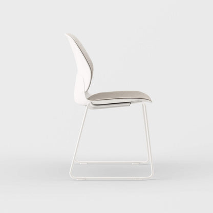 Maari Upholstered Chair with Sled Base - BP00634