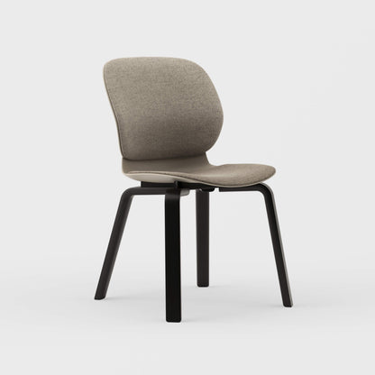 Maari Upholstered Chair with Wood Base -  BP00841
