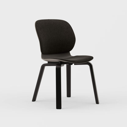 Maari Upholstered Chair with Wood Base -  BP00841