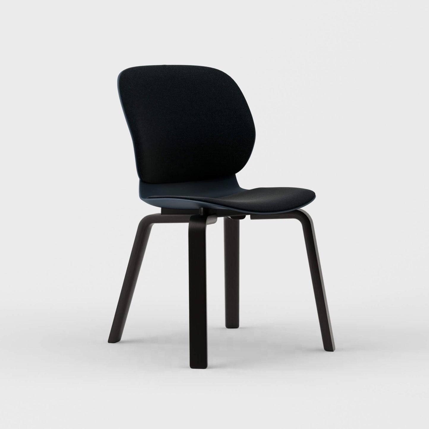 Maari Upholstered Chair with Wood Base -  BP00841