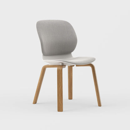 Maari Upholstered Chair with Wood Base -  BP00841