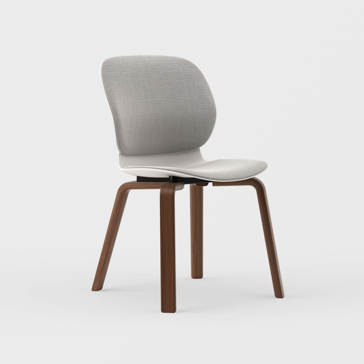 Maari Upholstered Chair with Wood Base -  BP00841