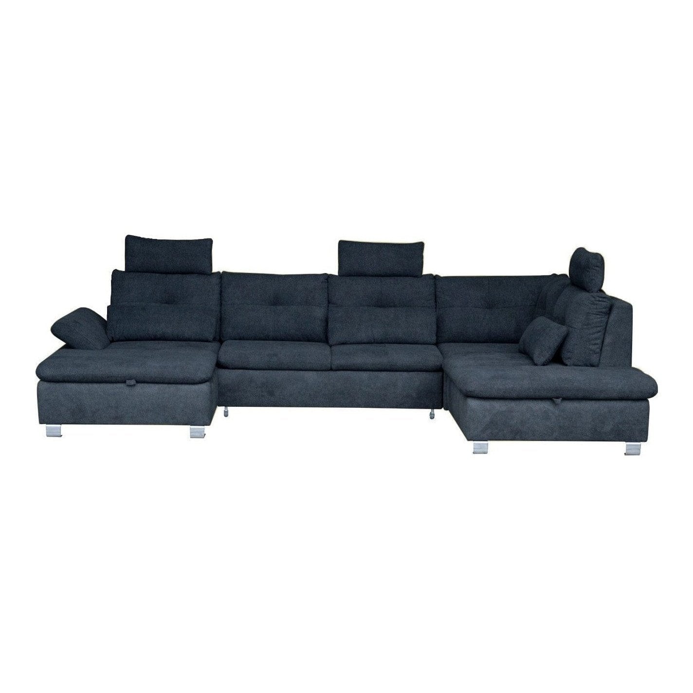 Maxima House Sectional Sleeper Sofa MADEIRA U-Shape with storage - BEN057