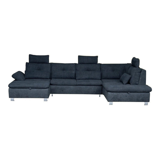 Maxima House Sectional Sleeper Sofa MADEIRA U-Shape with storage - BEN057