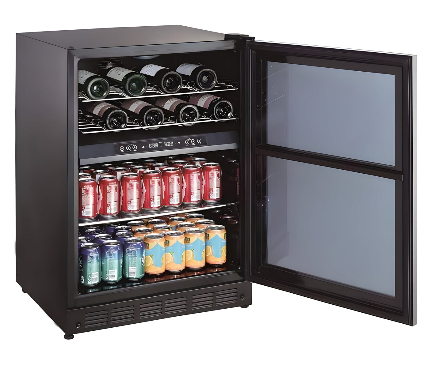 Magic Chef Dual Zone Built-In Wine and Beverage Cooler - BTWB530ST1