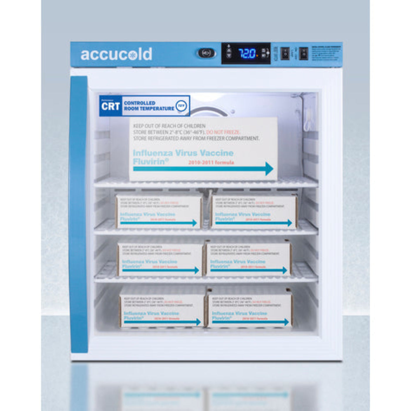 Accucold - 1 Cu.Ft. Compact Controlled Room Temperature Cabinet - ARG1PV-CRT