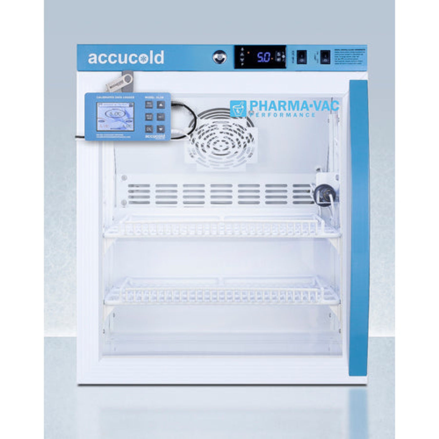 Accucold - 2 Cu.Ft. Compact Vaccine Refrigerator - ARG2PVDL2BLHD