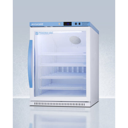 Accucold - 6 Cu.Ft. ADA Height Vaccine Refrigerator, Certified to NSF/ANSI 456 Vaccine Storage Standard - ARG61PVBIADA456