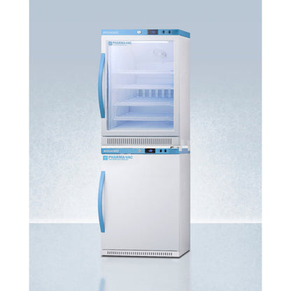 Accucold - 24" Wide Performance Series All-Refrigerator/All-Freezer Combination - ARG6PV-AFZ5PVBIADASTACK