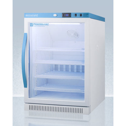 Accucold - 6 Cu.Ft. ADA Height Vaccine Refrigerator, Certified to NSF/ANSI 456 Vaccine Storage Standard - ARG6PV456
