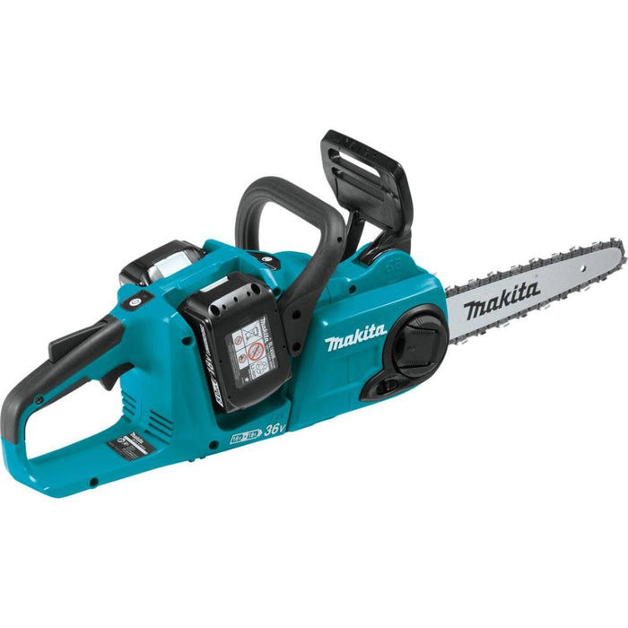 Makita 36V 18V X2 LXT Brushless 14" Chain Saw Kit with 4 Batteries - XCU03PT1