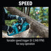 Makita 36V 18V X2 LXT Brushless 14" Chain Saw Kit with 4 Batteries - XCU03PT1