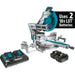 Makita 36V 18V X2 LXT Brushless 12" Dual‑Bevel Sliding Compound Miter Saw Kit, AWS Capable and Laser - XSL08PT