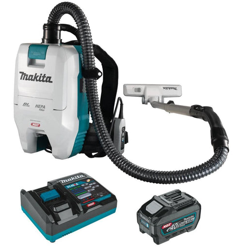 Makita GCV05T1X 40V MAX XGT️ 2 Quart HEPA Backpack Dry Vacuum Kit - GCV05T1X