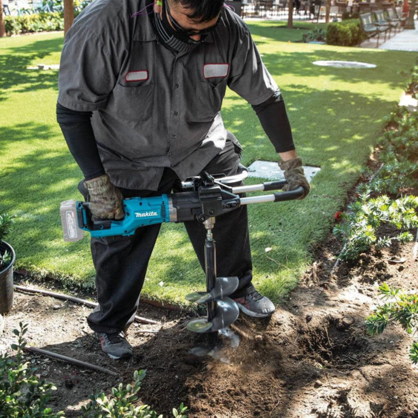 Makita 40V  Max XGT Brushless Cordless Earth Auger (Bare Tool) -  GGD01Z