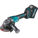 MAKITA 40V Max XGT GAG01M1 Brushless Cordless 4‑1/2” / 5" Angle Grinder Kit, with Electric Brake (4.0Ah) - GAG01M1