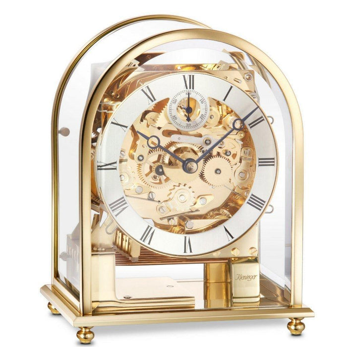 Kieninger Melodika Carriage Mantel Clock, Triple Chimes, Brass - MM 1226-01-04