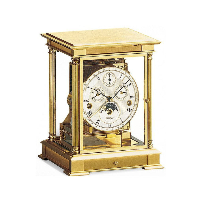 Kieninger Wellington Mantel Clock, Triple Chimes, Calendar, Moonphase - MM 1240-06-05