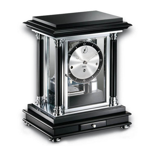 Kieninger Artemis Classical Mantel Clock, Piano Black & Silver Dial - MM 1246-96-02