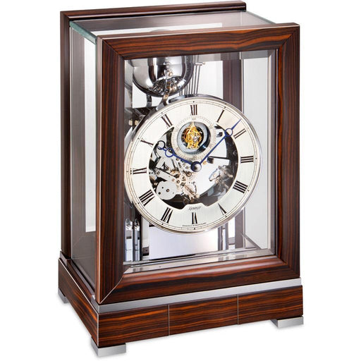 Kieninger 250 Tourbillon Bells Mantel Clock, Triple Chimes, Ebony, Ltd - MM 1713-57-01