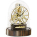 Kieninger Akkurano Miniature Mantel Clock with Glass Dome, Macassar Base - MM 1302-57-02