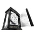 Kieninger Aurora Mantel Clock, Black Finish with Grey Veneer - MM 1293-96-01c