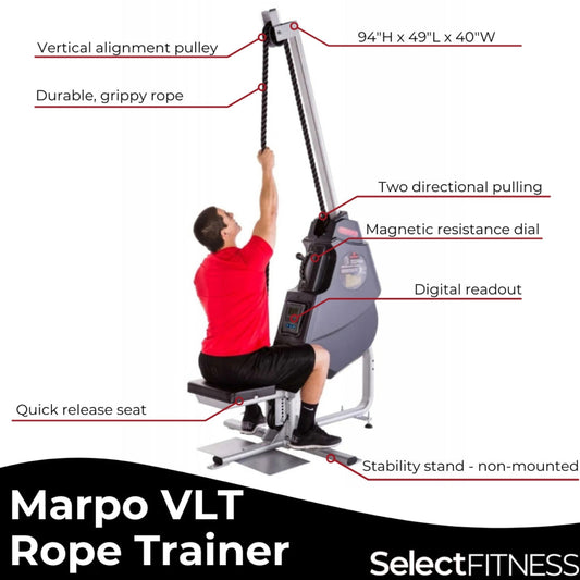 Marpo VLT Compact Rope Trainer Machine - MKVLT