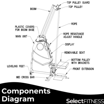 Marpo VLT Compact Rope Trainer Machine - MKVLT