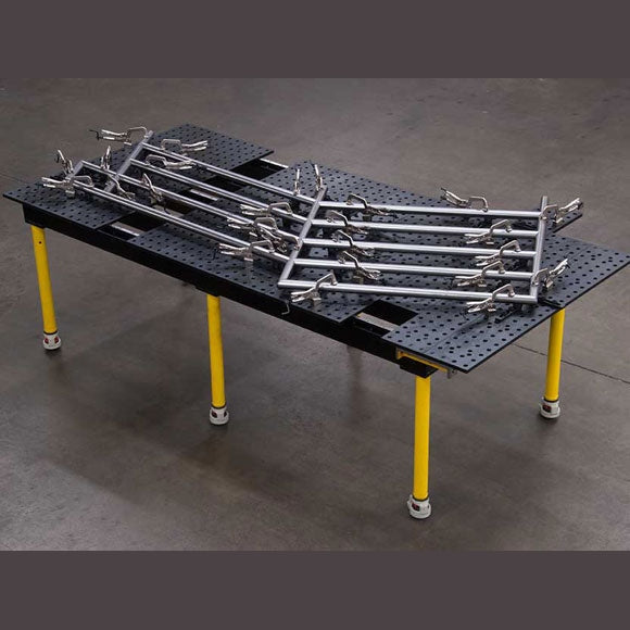 BuildPro™ MAX 8' x 4' Welding Table With Heavy Duty Leg - TMA59648F