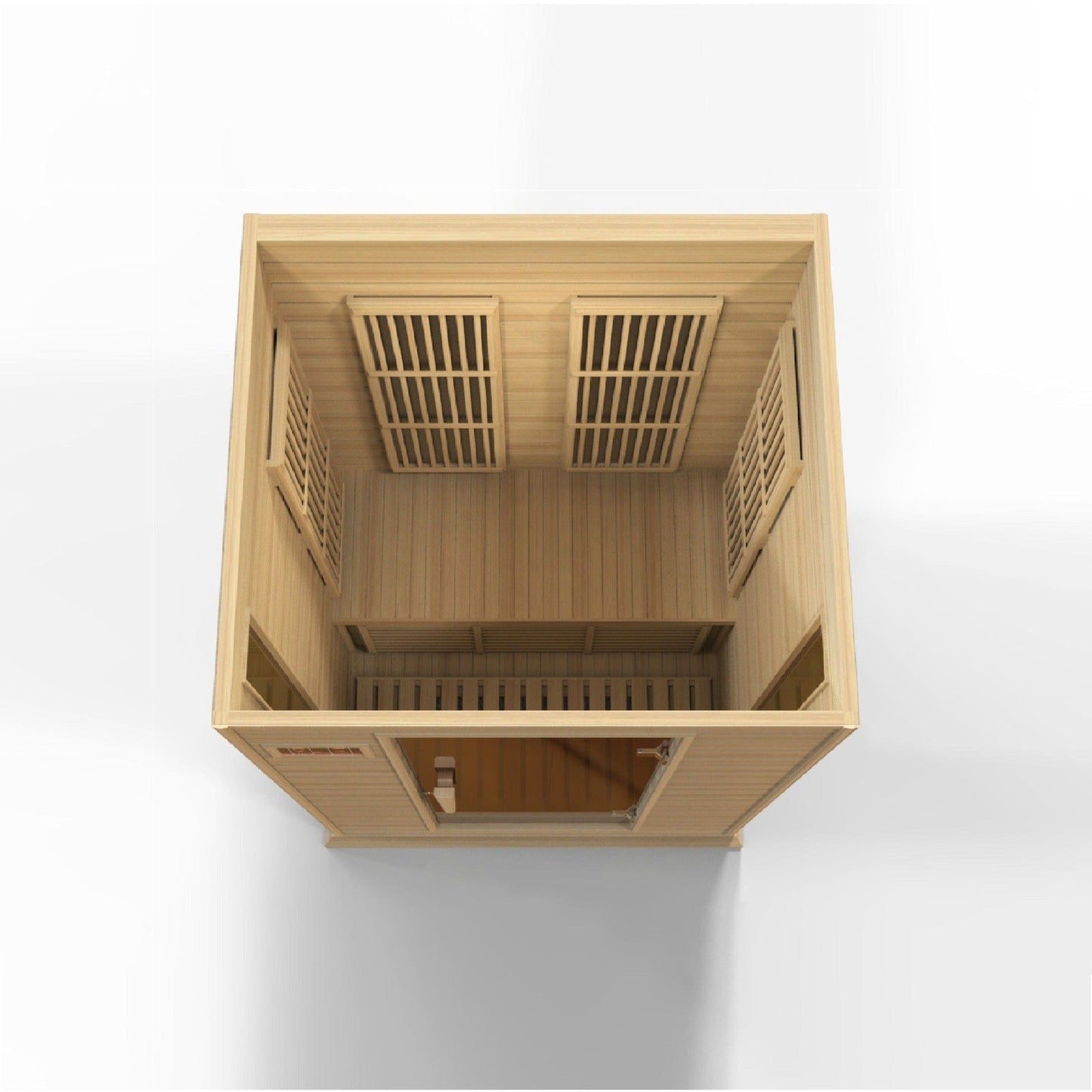 Maxxus 2-Person Low EMF Under 8MG FAR Infrared Sauna Canadian Hemlock